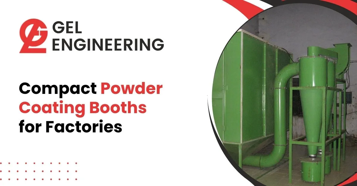 Compact Powder Coating Booths for Factories